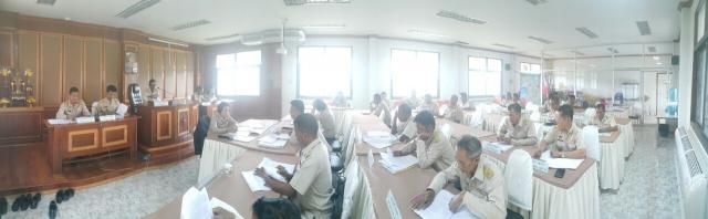 ประชุมสภาองค์การบริหารส่วนตำบลตะกุกเหนือสมัยวิสามัญ สมัยที่ 2ครั้งที่2 ประจำปี 2562